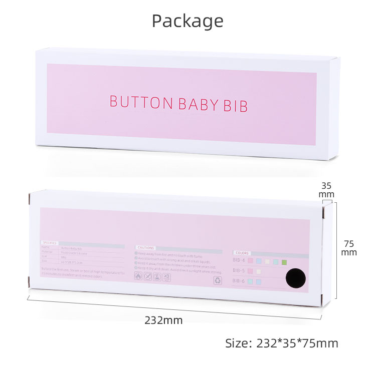 Food Grade Silicone Baby Bib Safe for Ingestion Complements Baby Tops for Small Tots