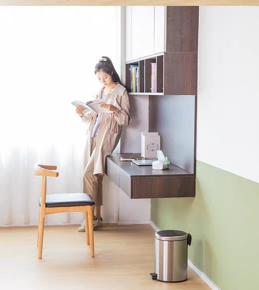 Ножной мусорный бак 5л из нержавеющей стали