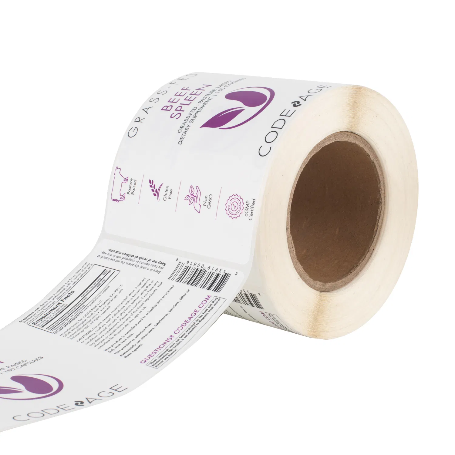 BOPP/PE/Po/PP/PVC/Pet/Vinyl/Silver/Pearlescent Film/Synthetic Paper Adhesive Label Sticker with Matte Finish