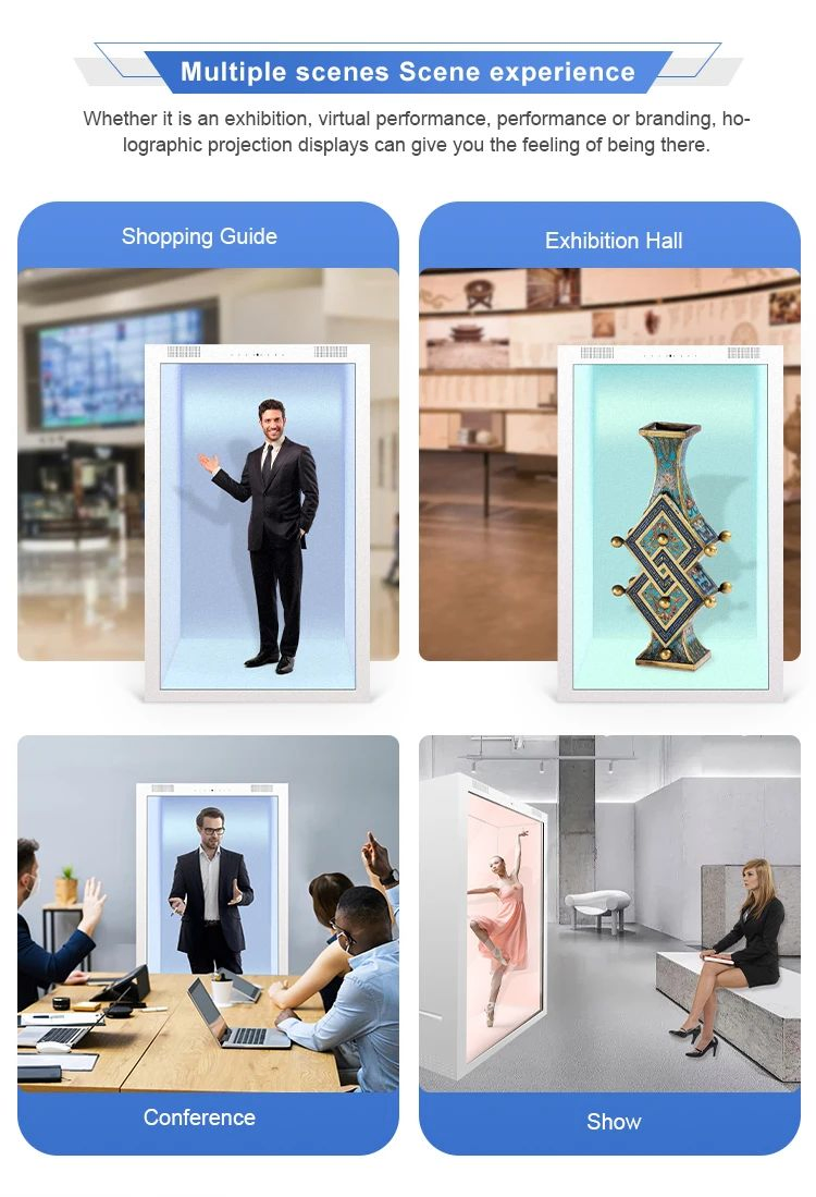 3D голографический дисплей Layson с прозрачным LCD экраном