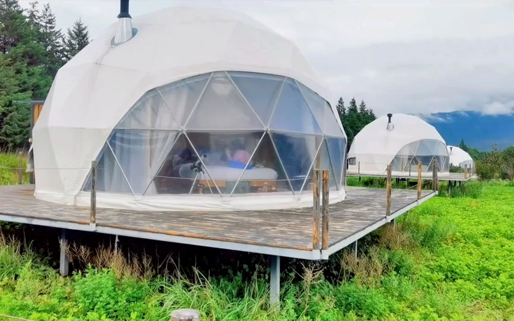 Waterproof PVC Luxury Turtle Camping Dome Tent for Outdoor Restaurant Dining Glamping