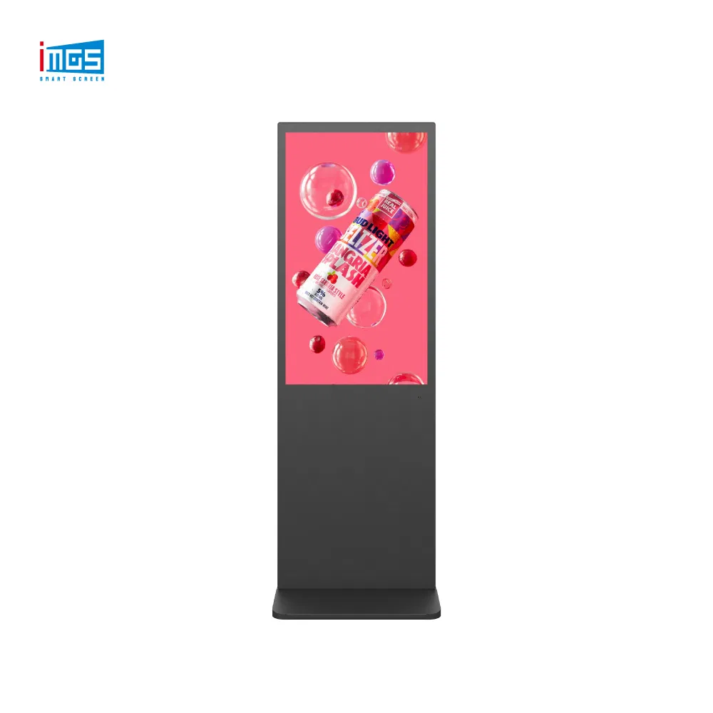 65-дюймовый интерактивный сенсорный дисплей для рекламы