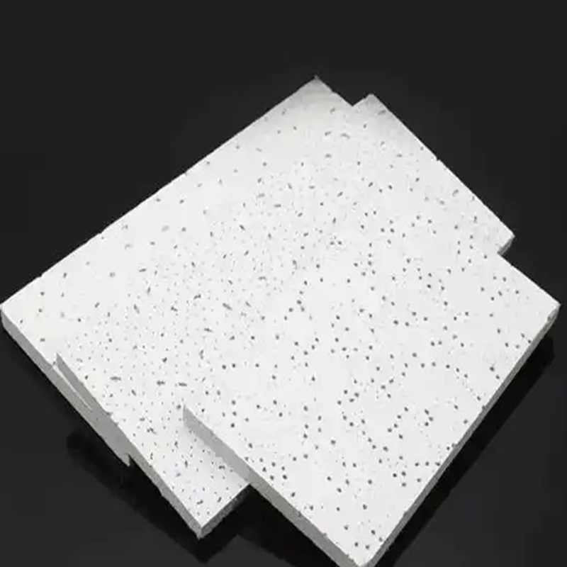 Decorative Panel Aesthetic Flat High-End Decoration Mineral Fiber Ceiling Tile for Hotel