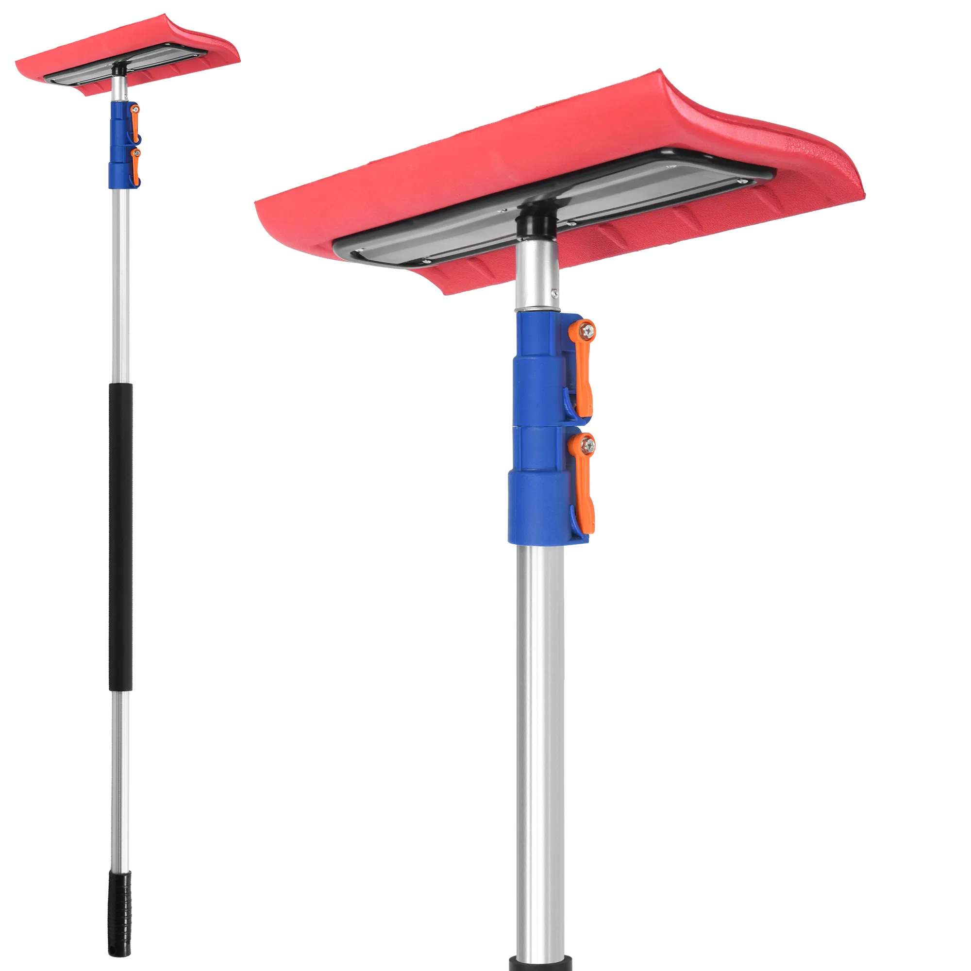 Telescopic Snow Rake Roof Snow Removal with Extension Pole