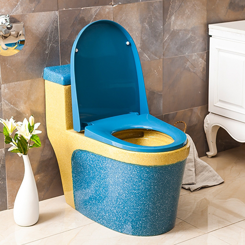 Modern Luxury Bathroom Products Sanitaryware Wc Ceramic Washdown One Piece Color Toilet