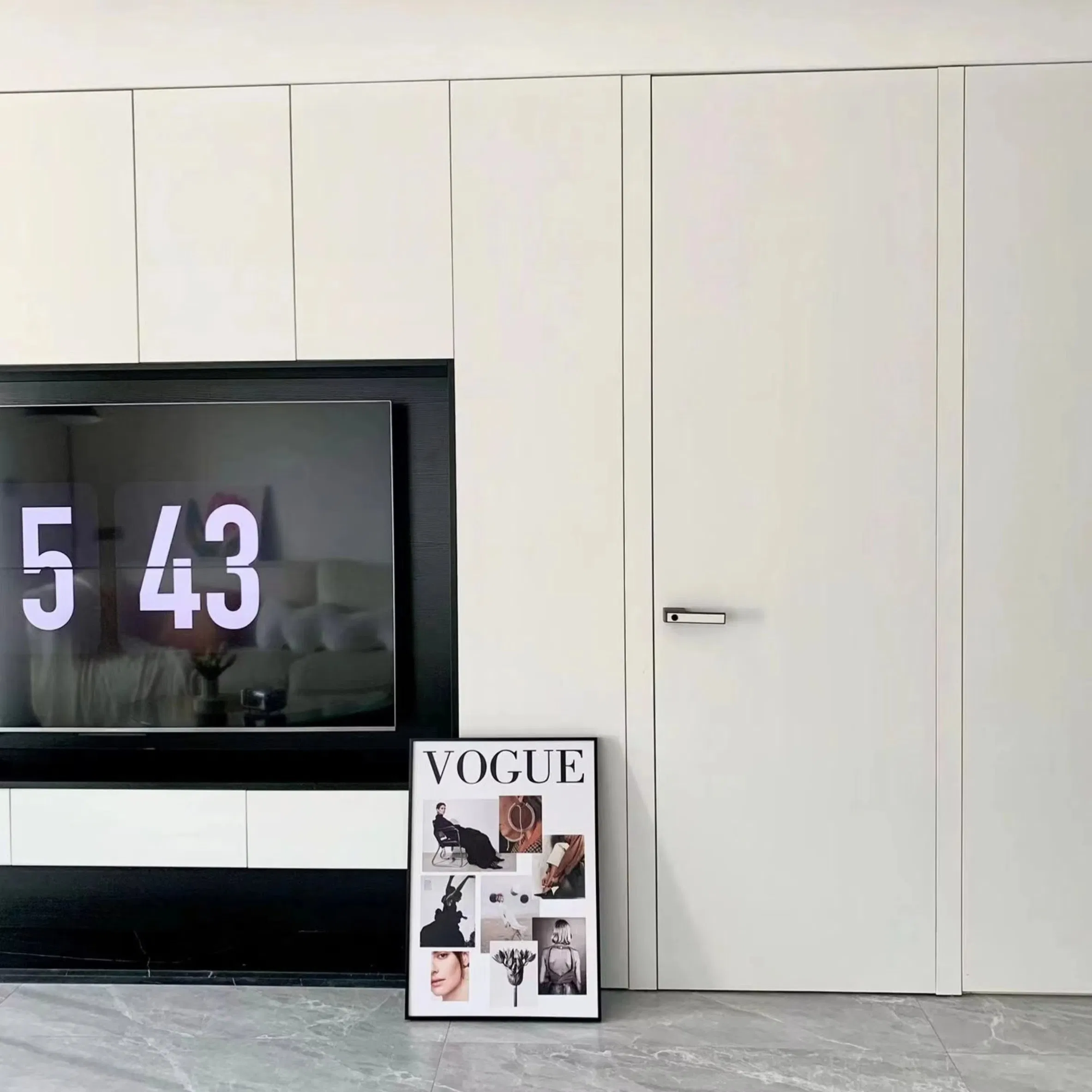 Luxury Modern Timber Wooden Solid Wood Wooden Interior Waterproof Sliding Bathroom Door