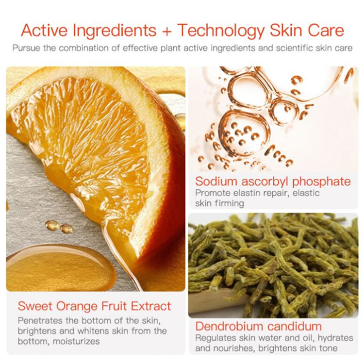 OEM Blood Orange Whitening Serum Skin Moisturizing Glowing Face Serum