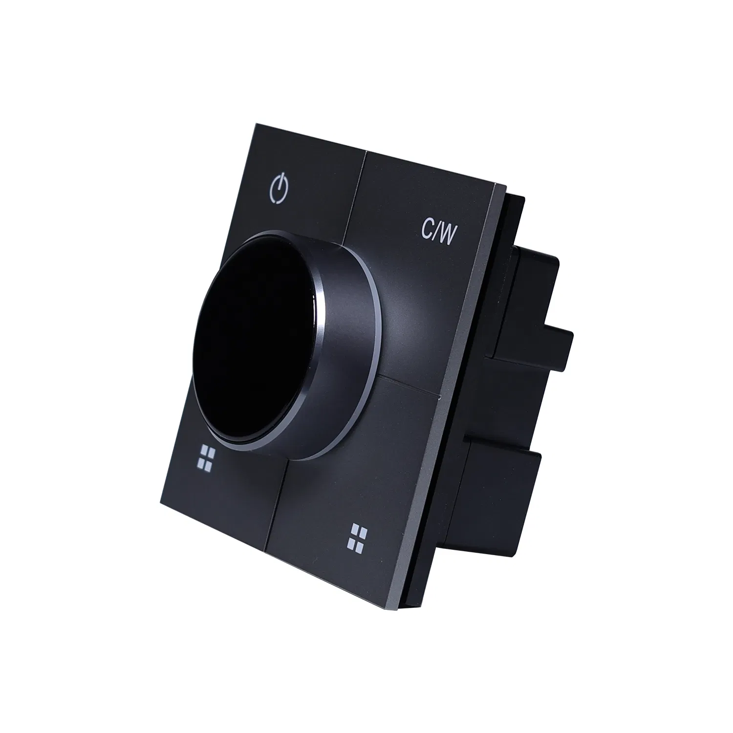 2-Channel Smart Wall Control Panel with Light Control Knob Smart Home System Customized Smart Control Panel