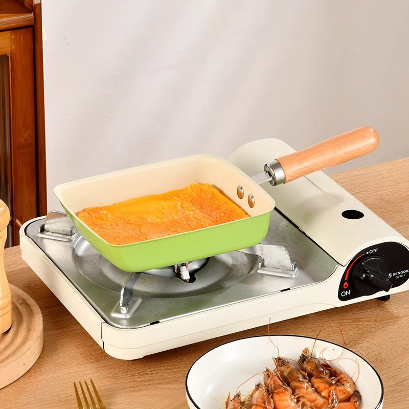 Iron Stone Patterned Household Non Stick Frying Pan