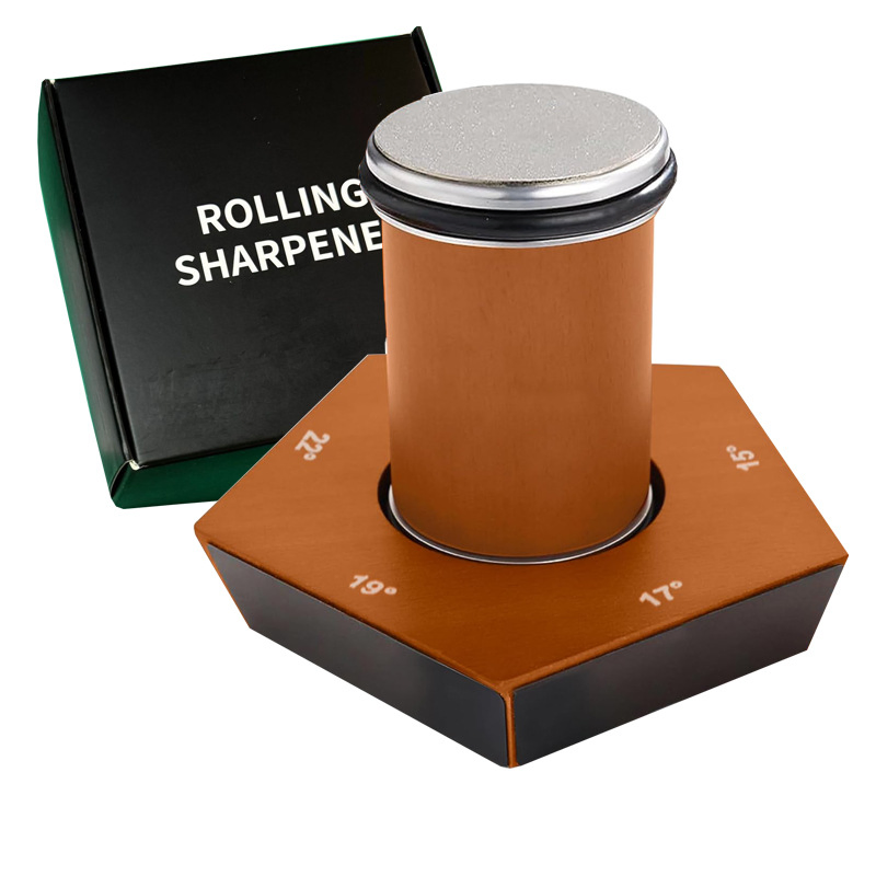 DS-9971B Rolling Knife Sharpener 5 Angles (12, 15, 17, 19, 22°) - 5 Sided Rolling Knife Sharpener Kit - Rolling Sharpener for Knives Factory Wholesale