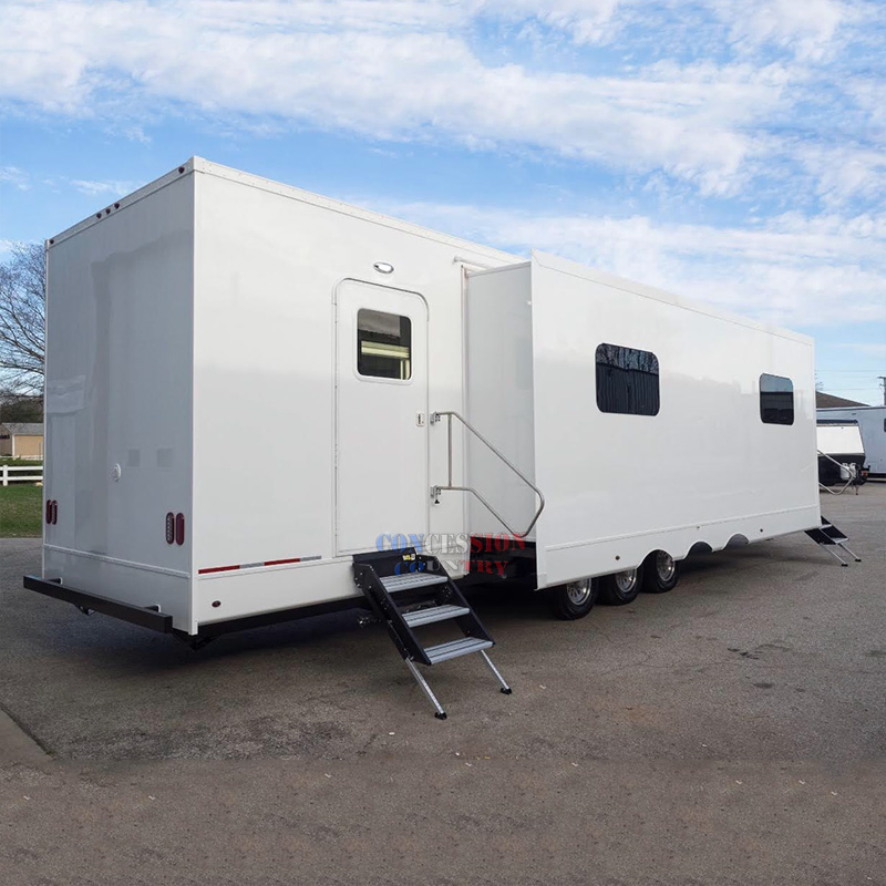 2025 Hot Sale Expandable Office Trailer on Wheels Sliding out Office Trailer