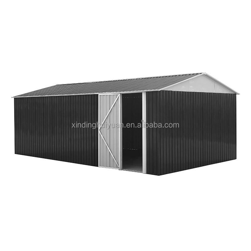 12FT*20FT Metal Garage Bicycle Parking Shed Large Garage Storage Room Prefabricated Car Shed