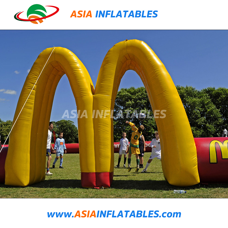 Custom Shape Inflatable Arch Inflatable Archway with Mcdonald's Logo