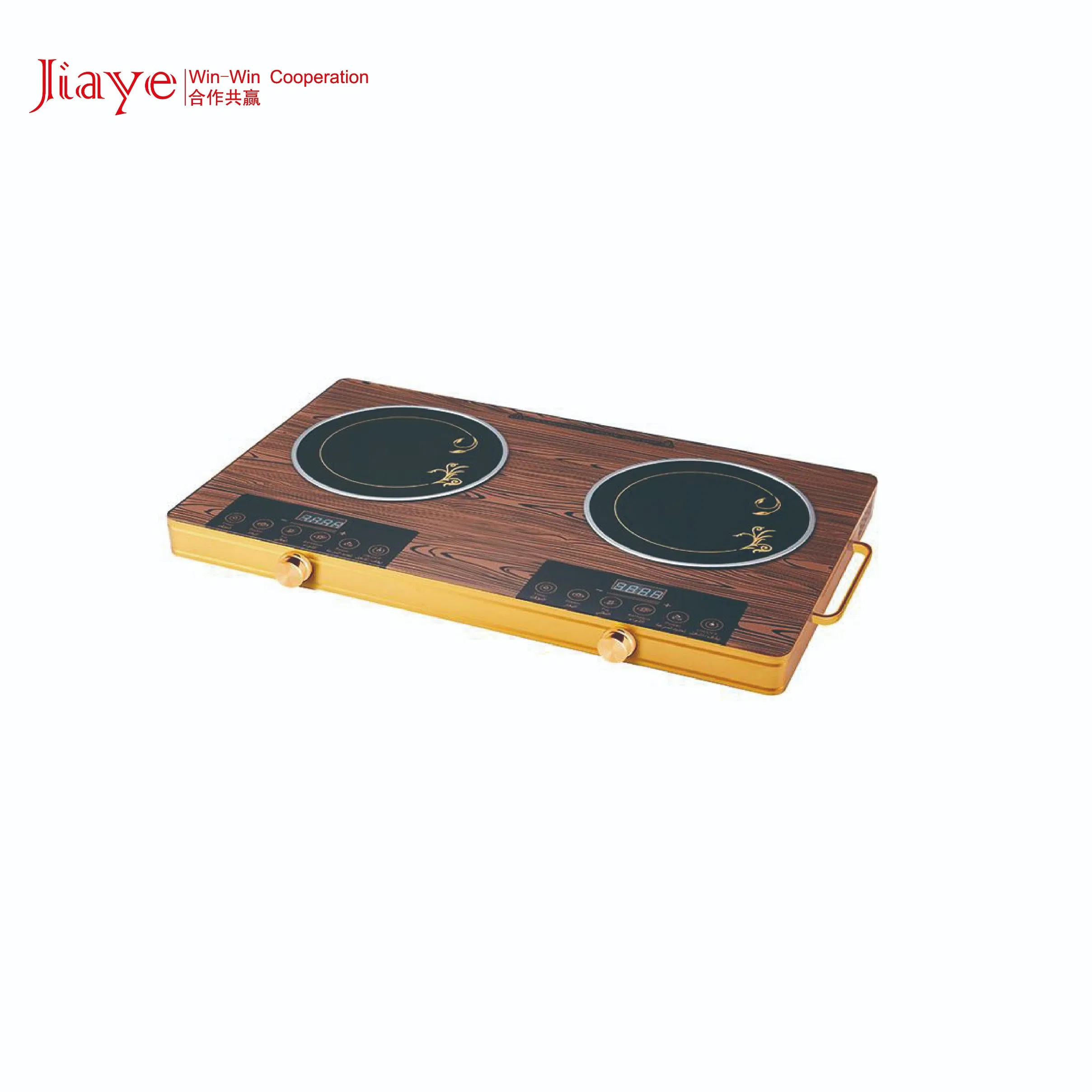 Wholesale Crystal Glass Panel 2 Burner Table Infrared Cooker