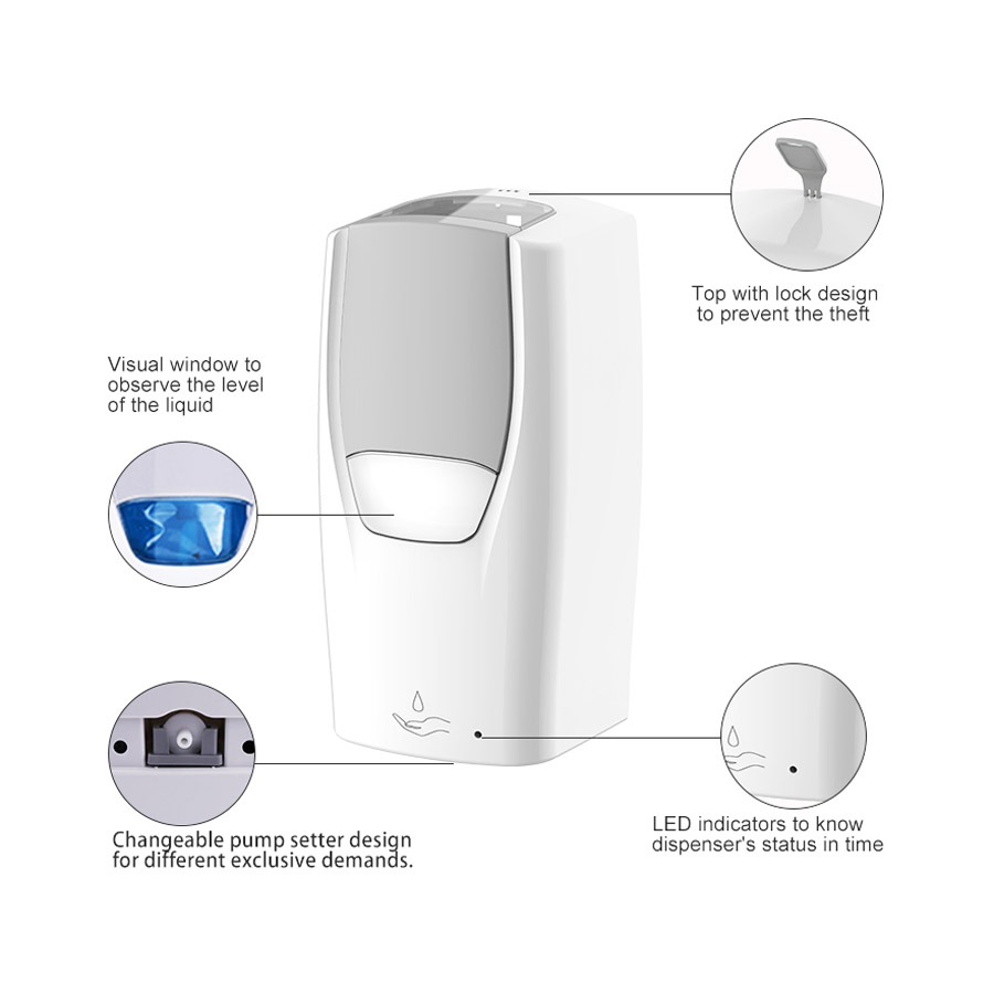 Touchless Automatic Hand Sanitizer Dispenser for Home and Business