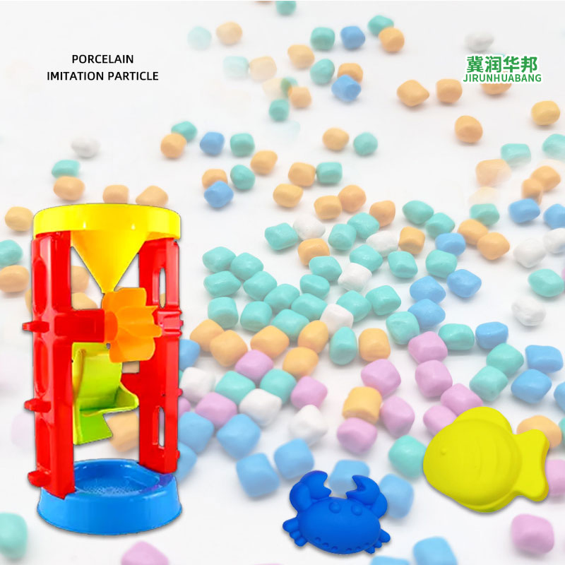 Sustainable Imitation Porcelain Particles with Low Formaldehyde Levels