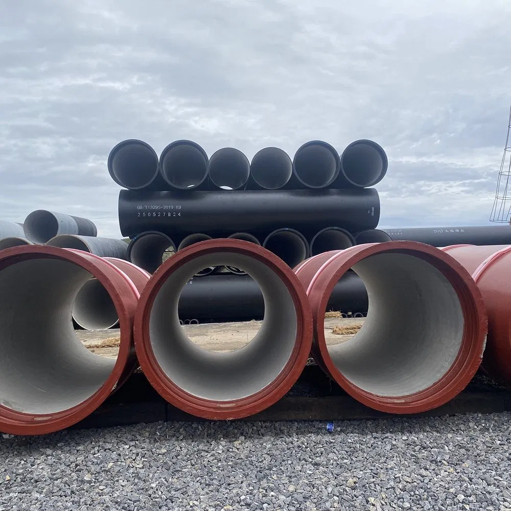Wear Resistant Pressure Pn25 Ductile Iron Jacking Pipe for Airport Runway Utilities