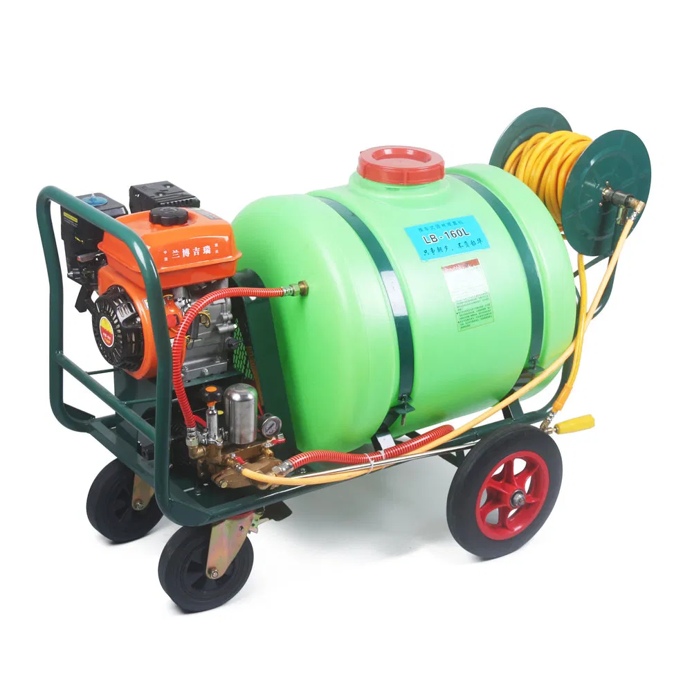 Safe High Quality Cart-Style High-Pressure Gasoline Sprayer for Warehouses