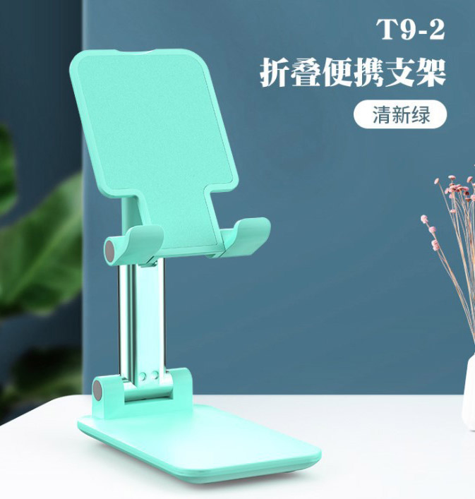 Foldable Desktop Plastic Phone Stand for Cell Phones with Printed Foil Stickers of Tourism Scenery Designs Functional Stand for Daily Use