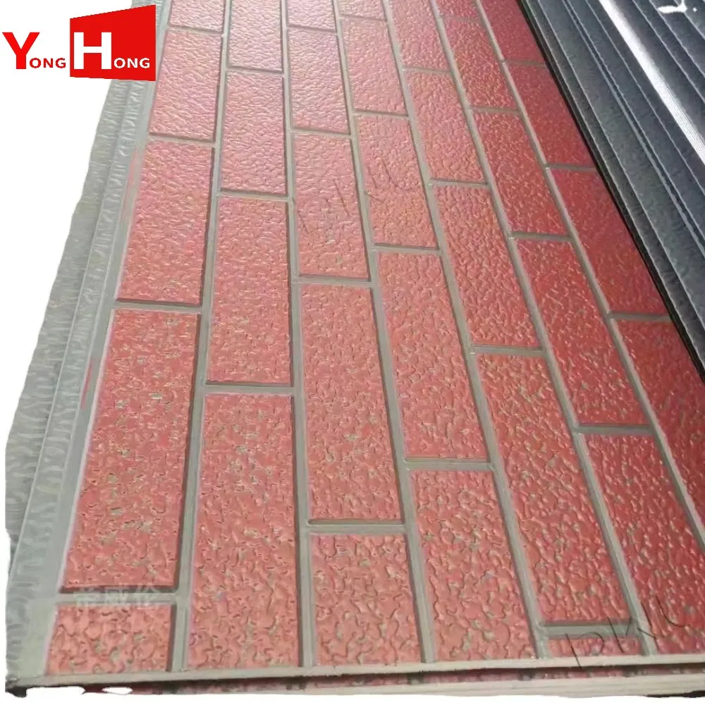 16mm Building Material Metal Siding Panels Exterior Wall Decoration Polyurethane/ PU Sandwich Wall Panel for Mobile Toilet