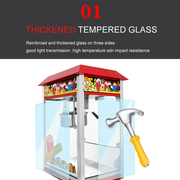 Flavored Industrial Commercial Popcorn Machine Big Popcorn Making Machine