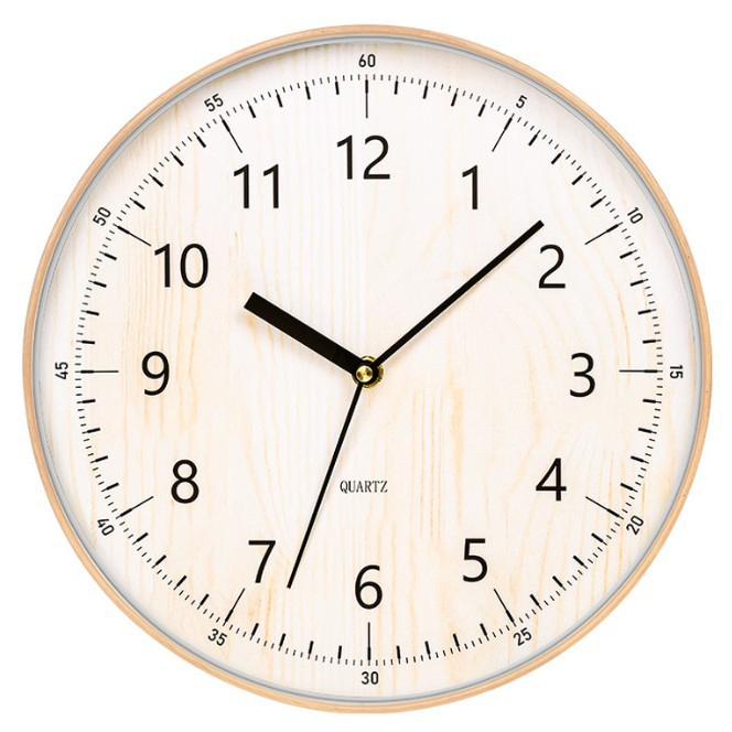 Best 12 Inches Analog Quartz Wooden Wall Clock for Home Decorated