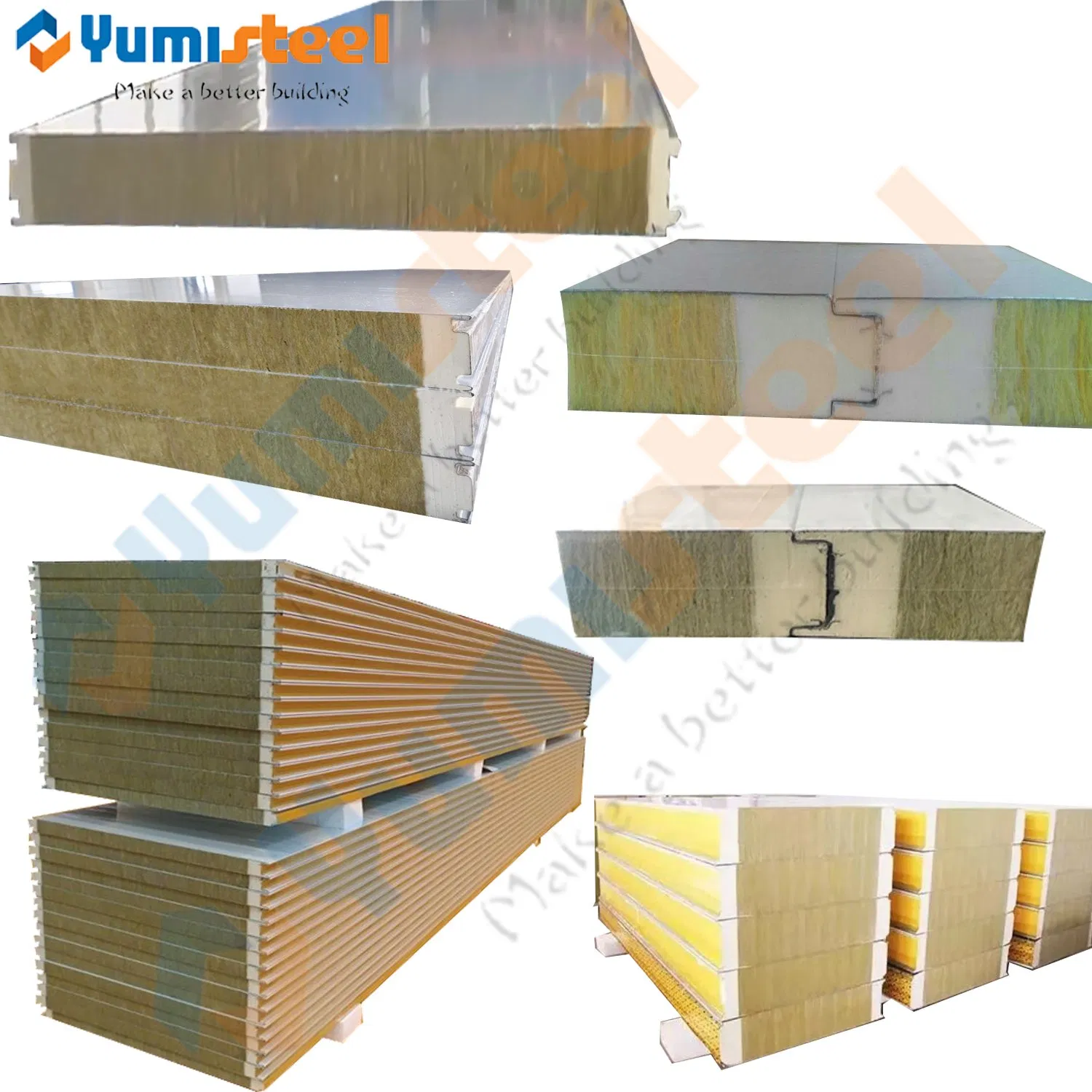 with Combination Panel for Steel Structure House Build Sandwich Panel