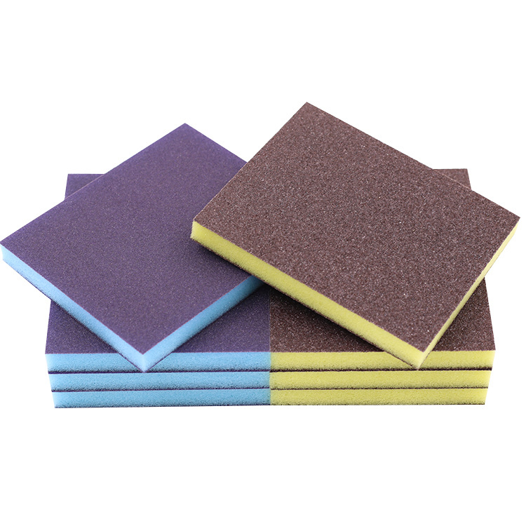 Aluminum Oxide Abrasive Sand Paper Sanding Sponge Block for Wood Metals