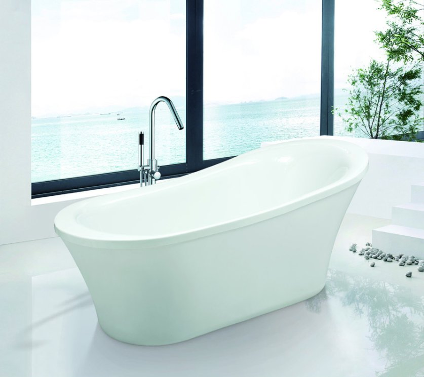 Sanitary Ware Very Small Deep Bathtub Freestanding Small Bathtub (6017)