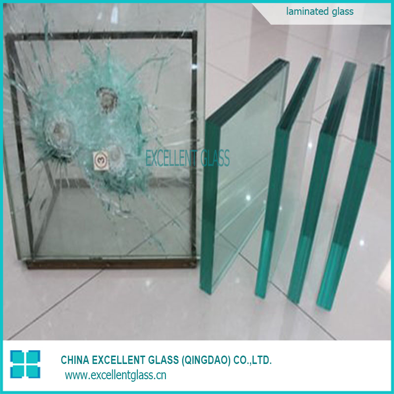Stair Railing Laminated Glass - Tempered Laminated, Anti-Slip, Safety Protection for Shopping Malls