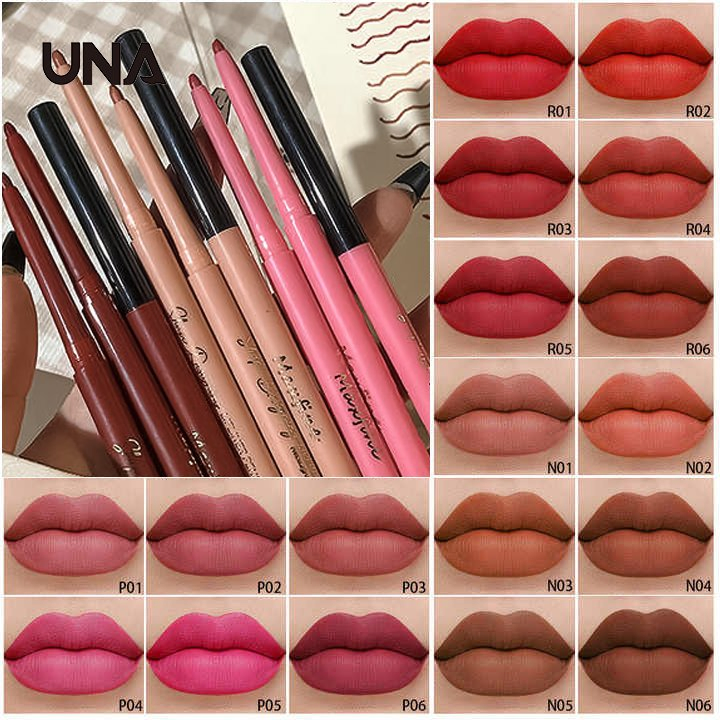 Eighteen-Color Lip Liner Set Cross-Border Ultra-Fine Matte Lip Liner Long-Lasting