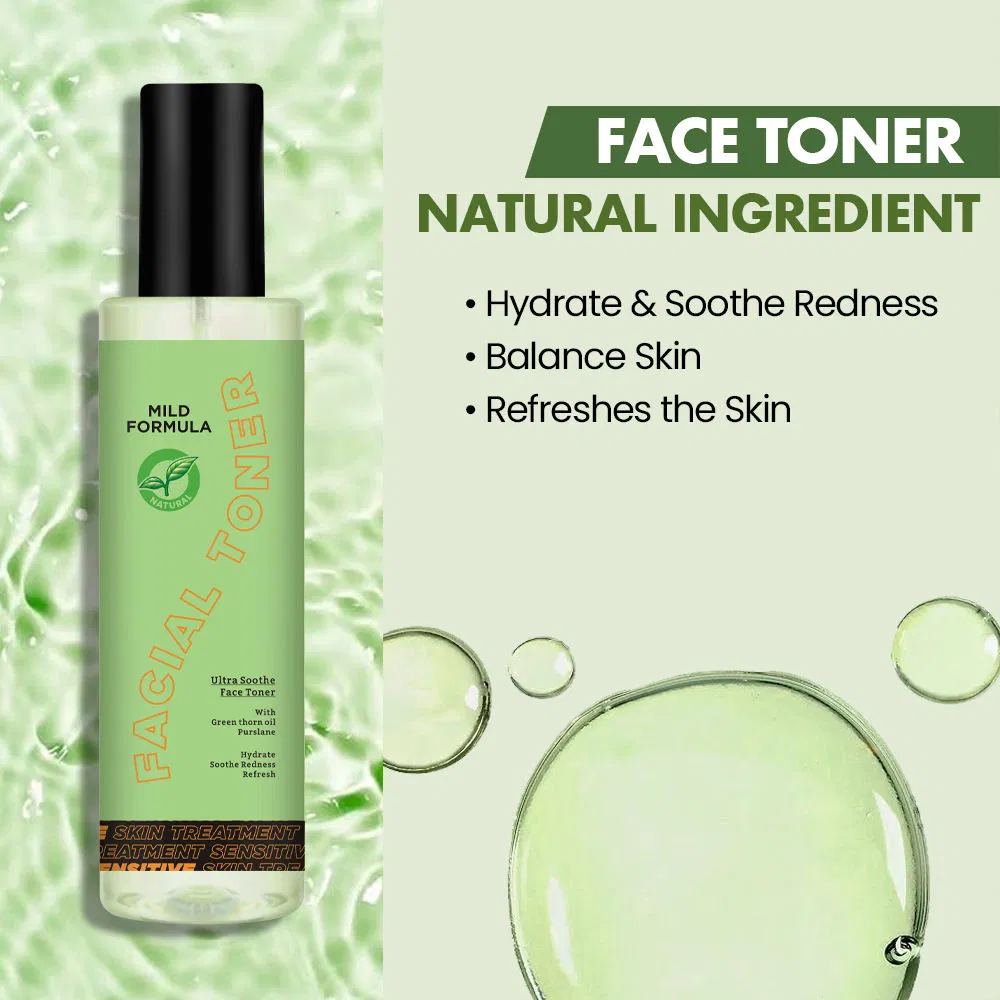 Sensitive Skin Care Products Redness Relief Anti-Allergy Moisturizing Facial Toner