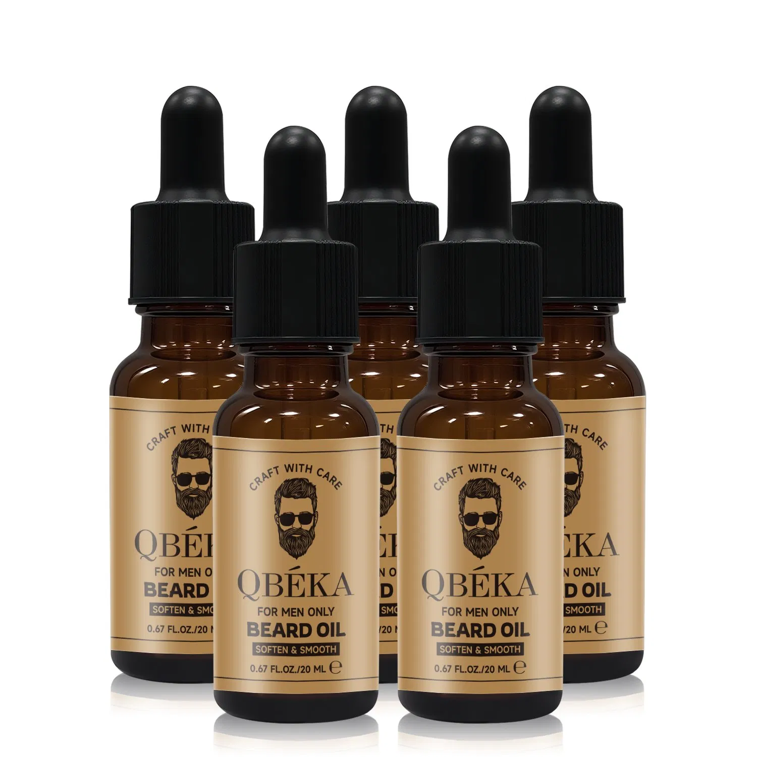 Qbeka Beard Oil for Men - Nourish, Soften & Tame Facial Hair