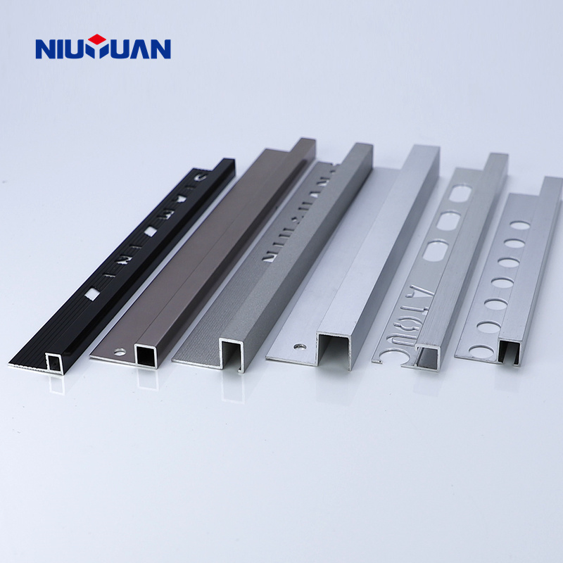 Factory Customized Exclusive Metal Different Shapes Aluminum Gold Metal Tile Trim