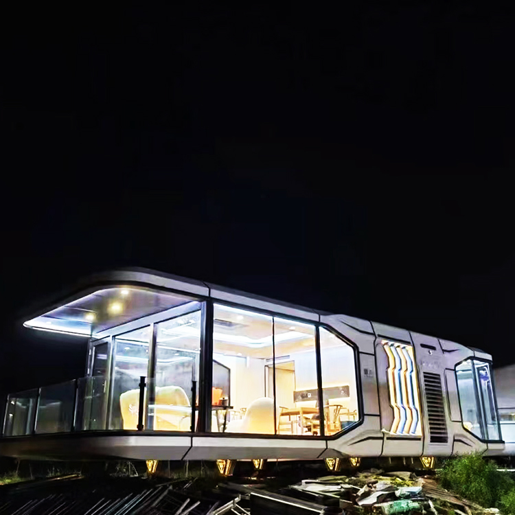 Luban Luxury Tiny Apple Cabin Beach Mobile Modular Space Capsule House Prefabricated Homes for Australia