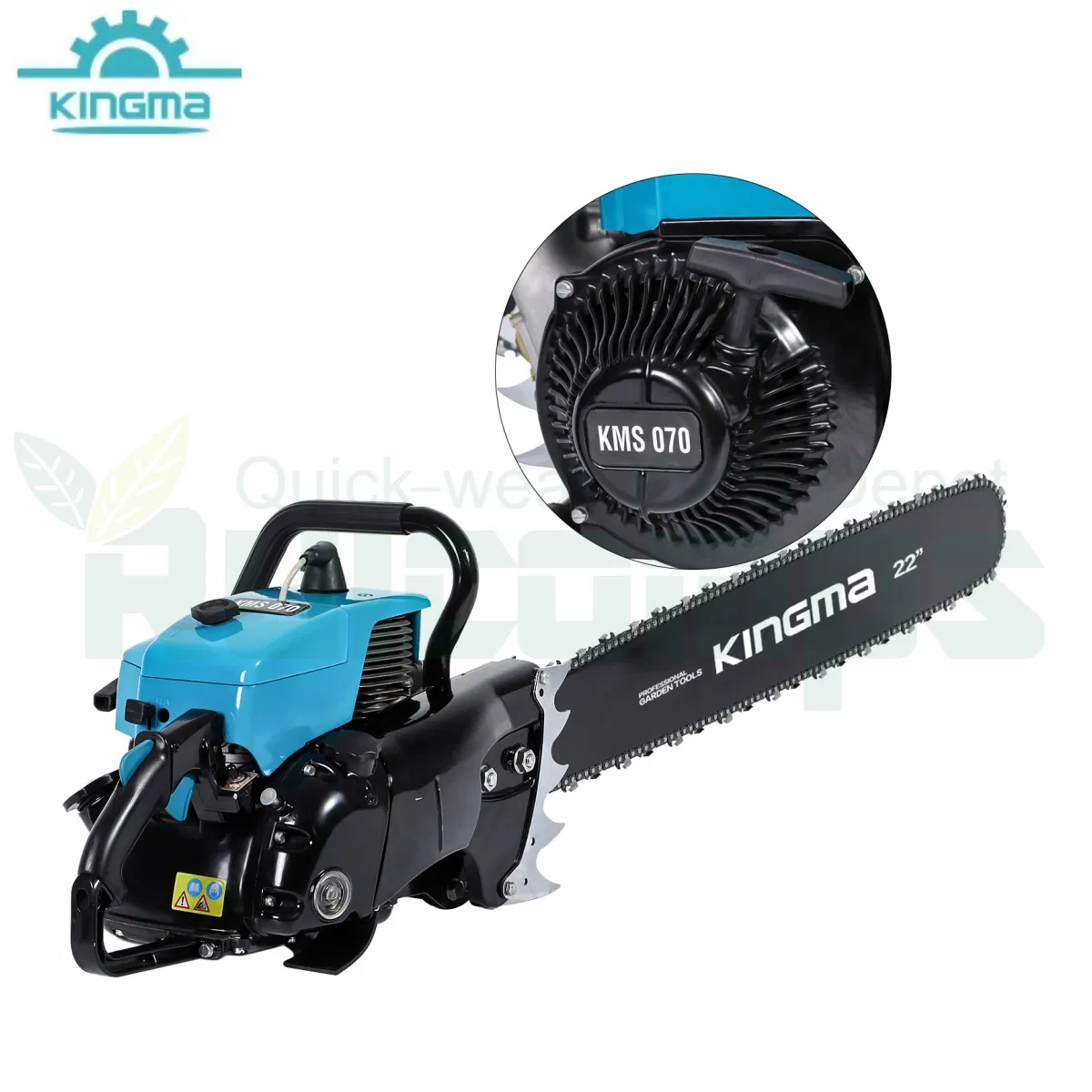 Kingma Kms 070 (MS070) High-Power 25in Forestry Logging Chainsaw