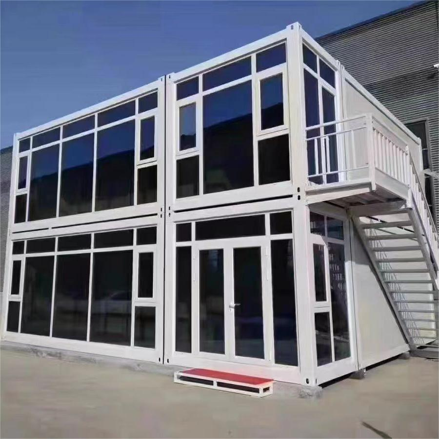 Resistance Expandable Double Door 20 Feet Mobile Office Hotel Folding Container House