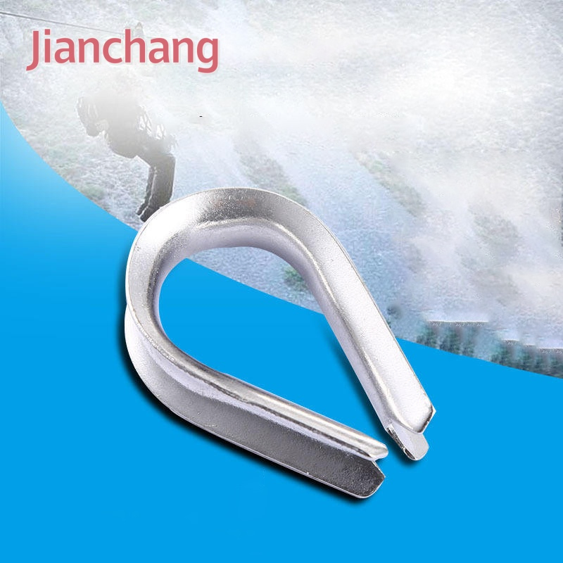 Galvanized Stainless Wire Rope Thimbles for 3mm Electric Wire Rope Cable