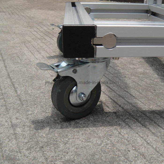 Grey Caster, 2"/3" Heavy Duty Caster, Industrial Aluminum Profile Caster