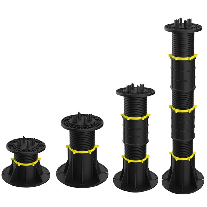 Adjustable Self-Leveling Engineered Deck Support Plastic Pedestal for Paving Decking