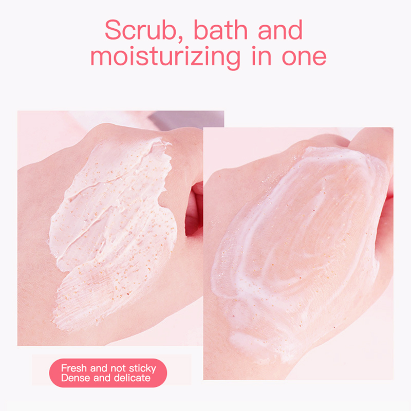 Body Scrub Body Care Custom Private Label Moisturizing Peach Exfoliating Body Scrub