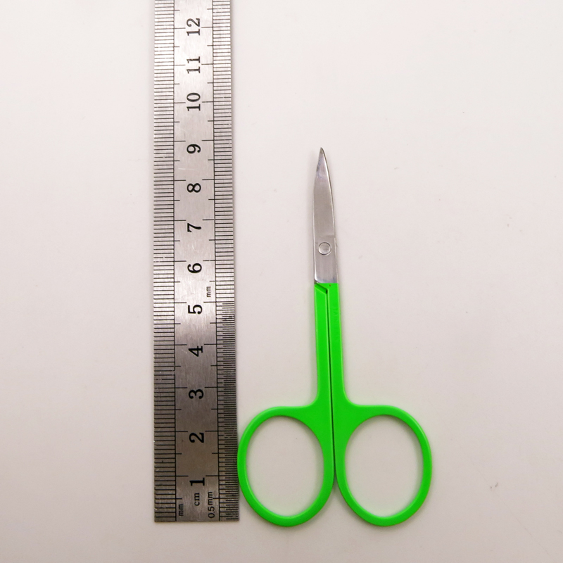 Professional Cuticle Scissors Portable for Eyebrow Eyelash Facial Trimming Makeup