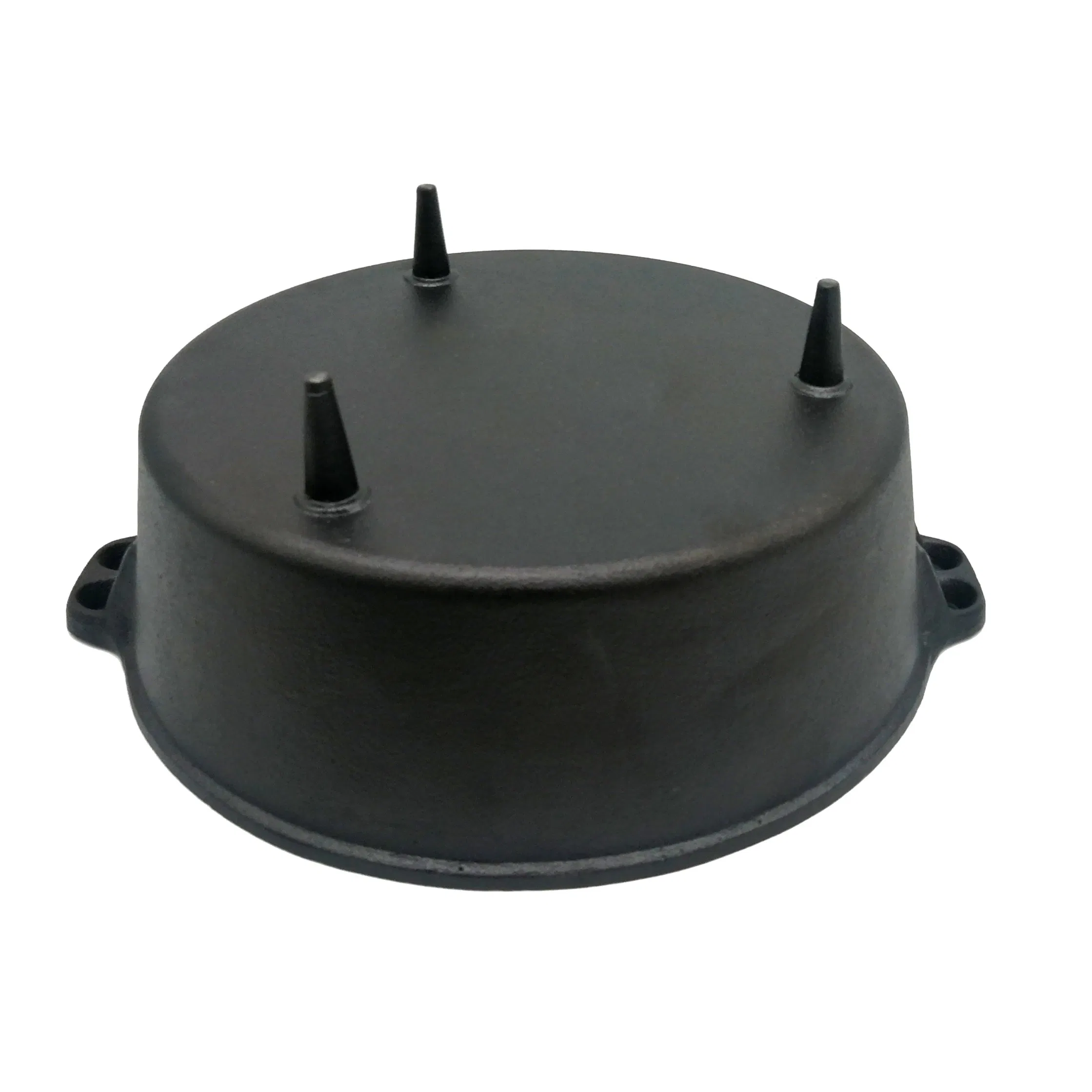 Чугунный казан для кемпинга с крышкой и подъемником, 4.5 л