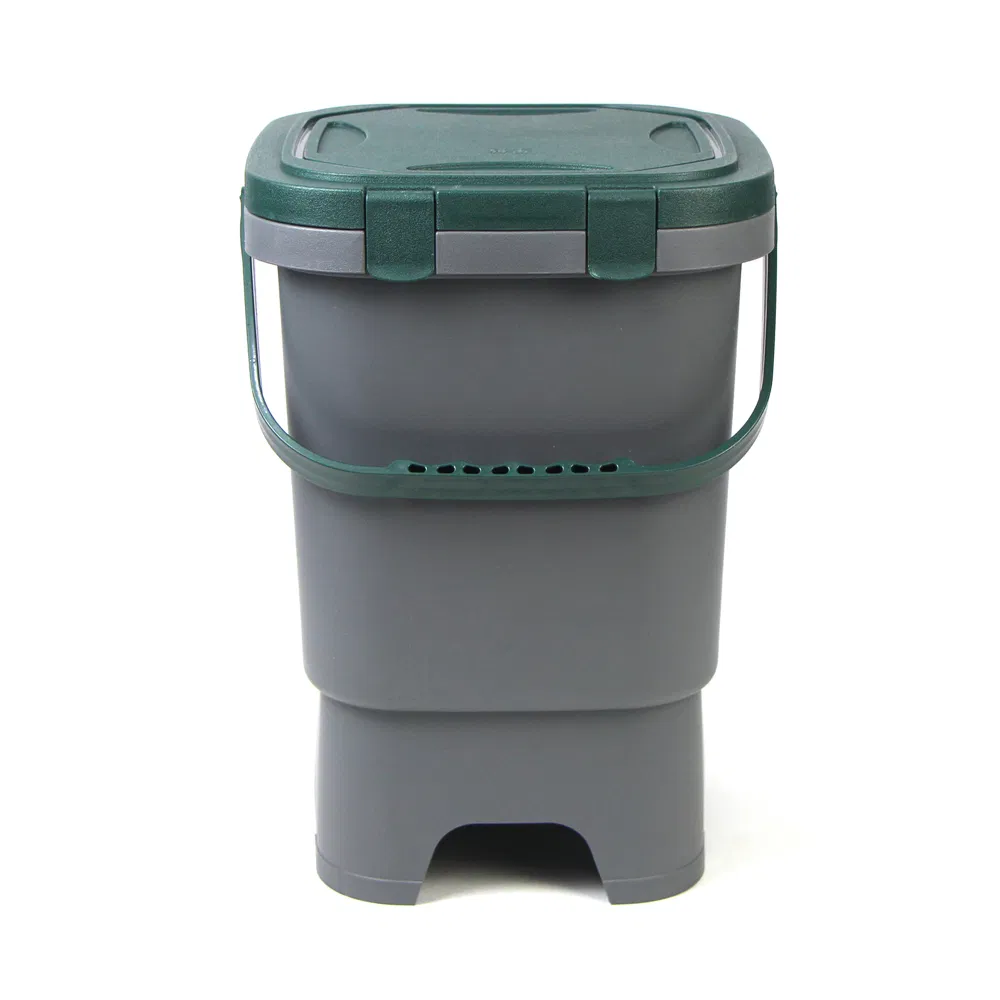 Kitchen 15L Dustbin Trash Bin for Balcony Garden