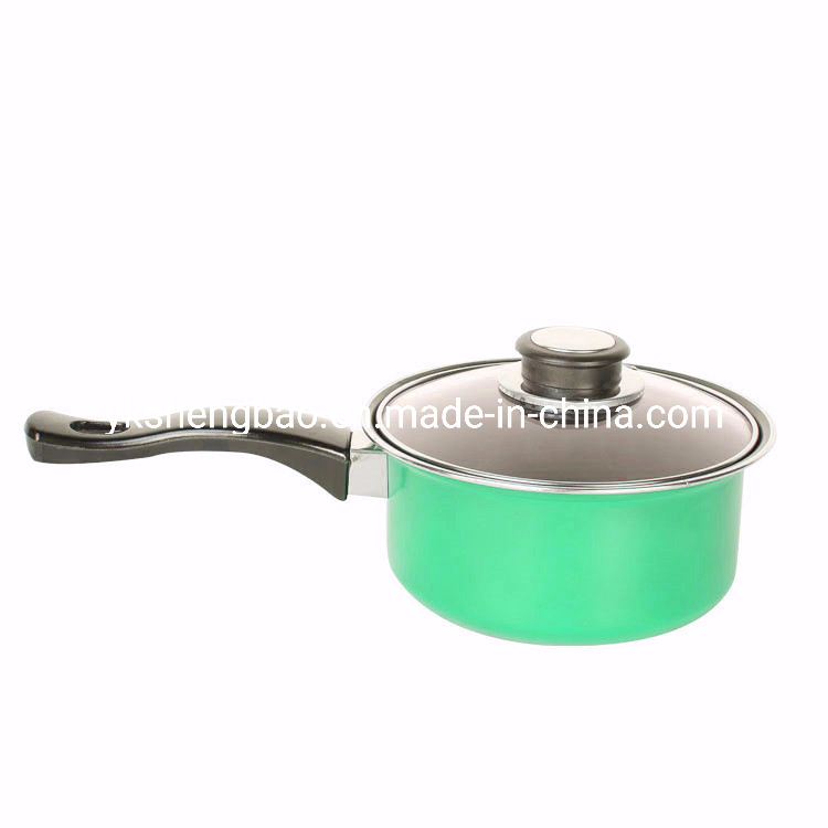 Недорогая антипригарная кастрюля