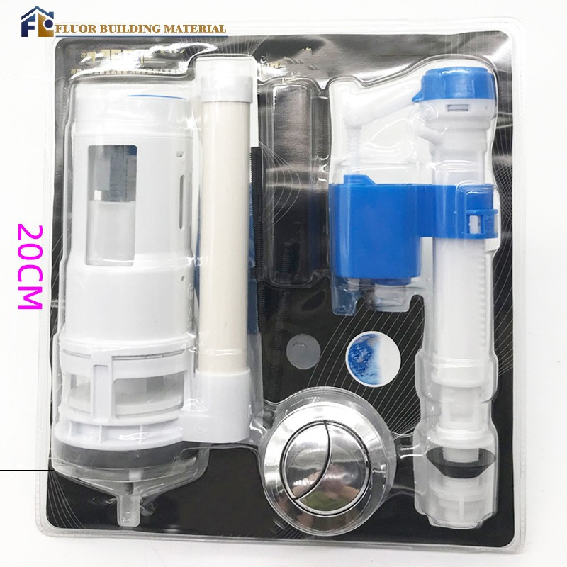 Toilet Water Tank Fittings Dual Flush Valve Cistern Inlet and Outlet Fittings