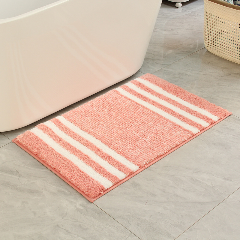 Ultra Soft and Water Absorbent Color Bathroom Rug