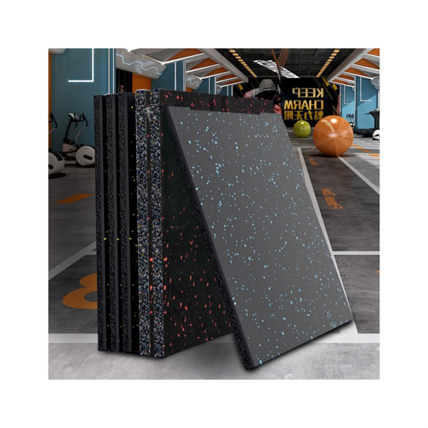 Durable EPDM 20mm Home Gym Rubber Flooring Tiles 30mm