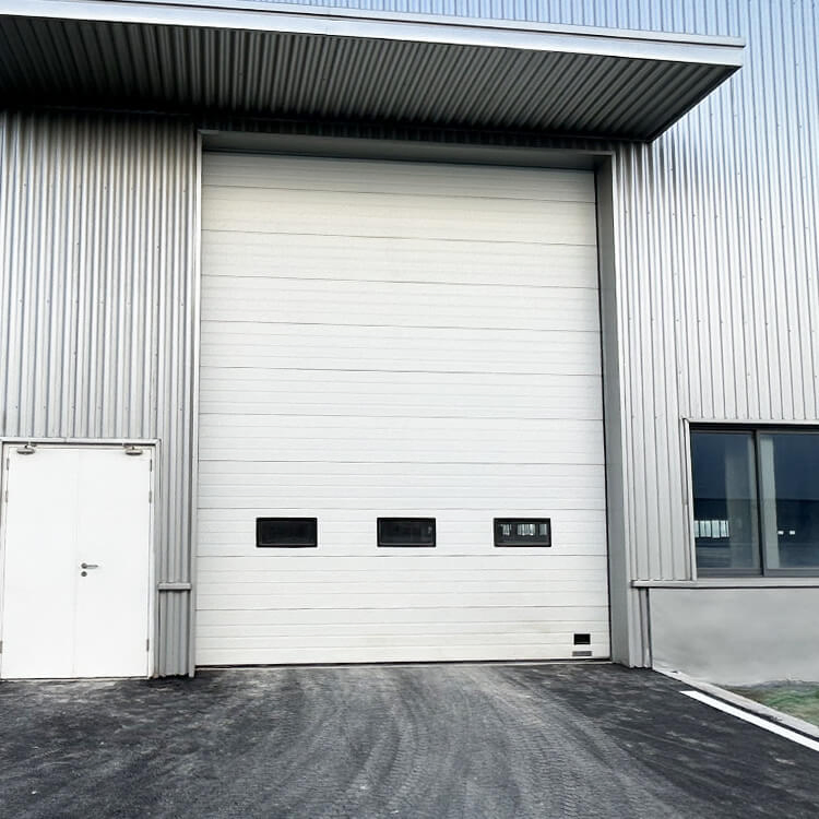 High Performance Insulated Loading Sectional Sliding Overhead Garage Door for Dock Solution