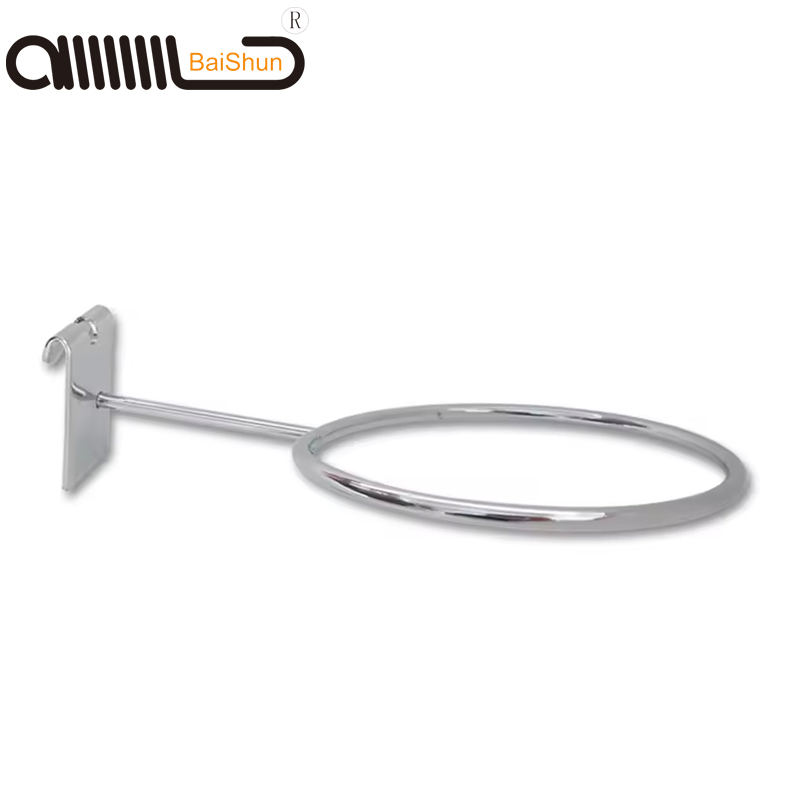 Factory Wholesale Metal Chrome Display Rack Ball Hook